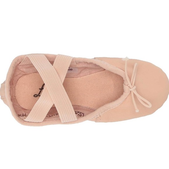 LEO Ensemble Leather Pink Toddler Ballet Shoes Full Leather Sole LS2003G 8 - Picture 1 of 10